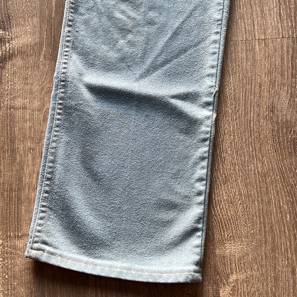 Vintage Wrangler Soft Blue Cotton Jean Pants Size 36x30 - Picture 3 of 10